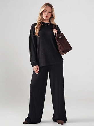 Женский костюм "Ангора" 2412-Л / Черный