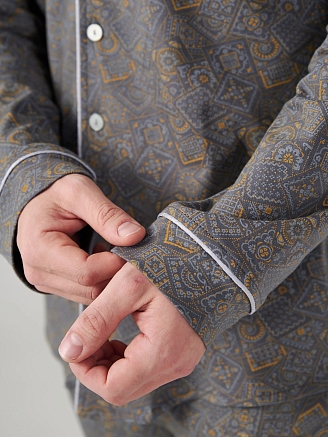 Мужская пижама "Династия" (классическая) 2404-К / Серый