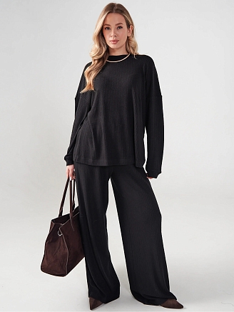 Женский костюм "Ангора" 2412-Л / Черный