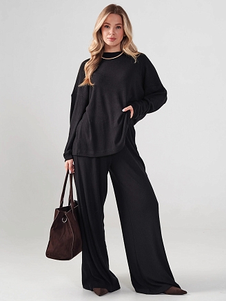 Женский костюм "Ангора" 2412-Л / Черный